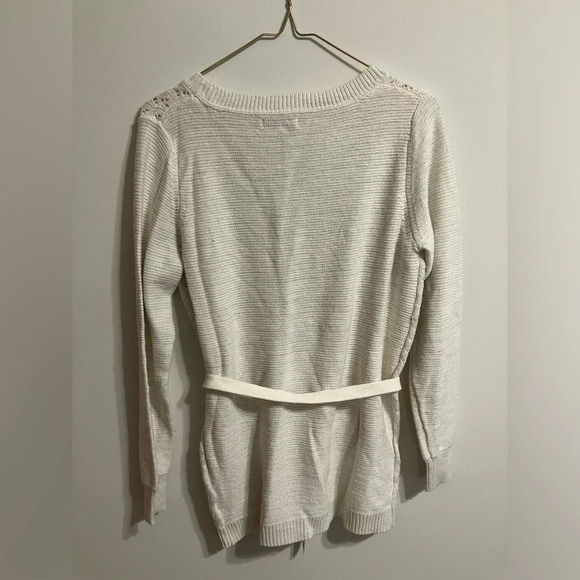 Liz Lange Maternity Crew Neck Pullover Sweater with sparkle weave womens small - Picture 8 of 11